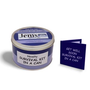 Get Well Soon Survival Kit in A Can. Fun Thinking of You/them Keepsake ...