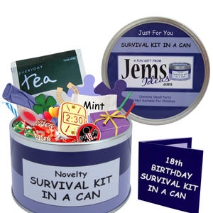 Kit Di Sopravvivenza In Lattina Per Il Compleanno Divertente Regalo - Foto 9