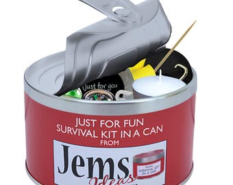 Keep Calm & Carry On Survival Kit In A Can. Humorous Novelty Fun - Foto 12