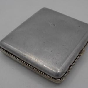 Pitilleras Estuches Metálicos, Vintage, Estuches Originales, Años 40, Caja, Metal Plata, Estuches Coleccionables