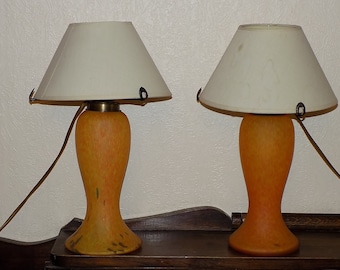 Vintage Lamp Duo, Lamp Shades, 60s Lamp, Birthday Gift, Collectible Lamps, Vintage Object, Vintage Decoration, Vintage Gift