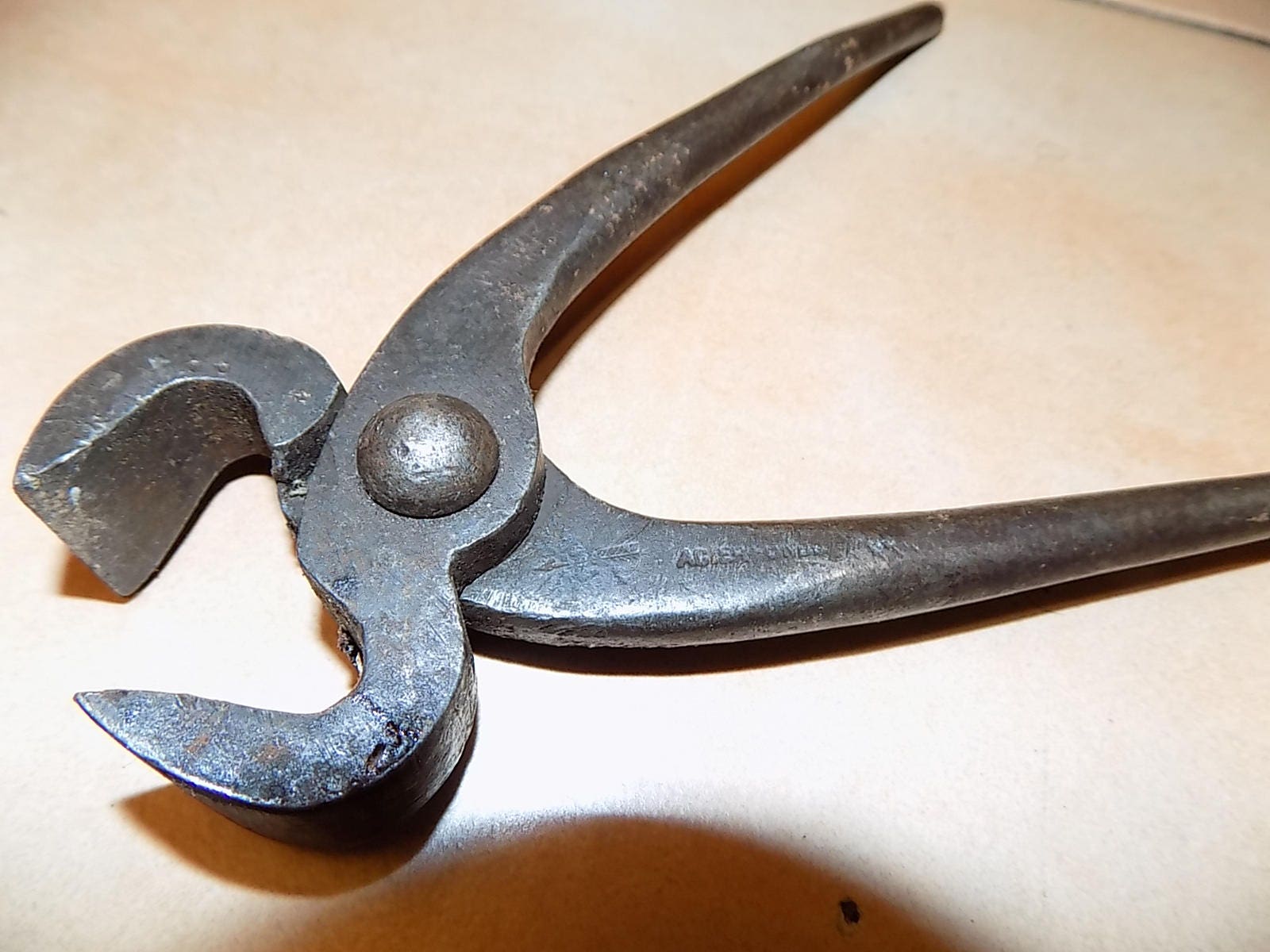 PLIERS Very Old Pliers Clamp Tool Antique Folk Art Vintage Etsy UK