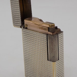 DUPONT Lighter, Vintage Lighter, Made in France, Serial Number, Year 1955, Luxury Lighter, Silver Plated, Ideal Gift, Collector