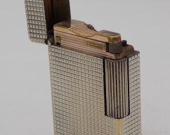 Accendino DUPONT, accendino vintage, Made in France, numero di serie, anno 1955, accendino di lusso, placcato argento, regalo ideale, collezionista