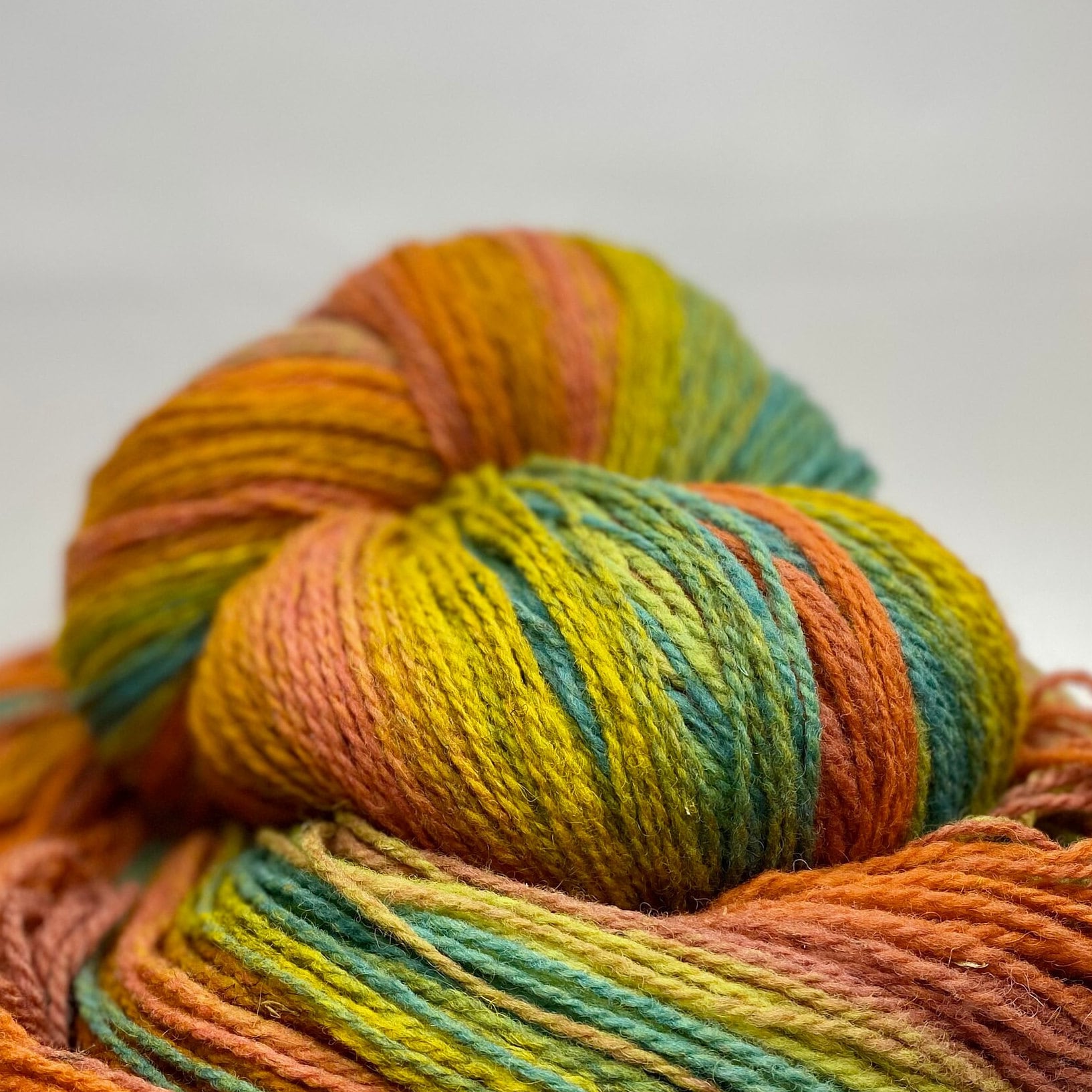 Pernelle Multicolored Yarn Acrylic/wool 50g/1 Oz 3/4 Red & 