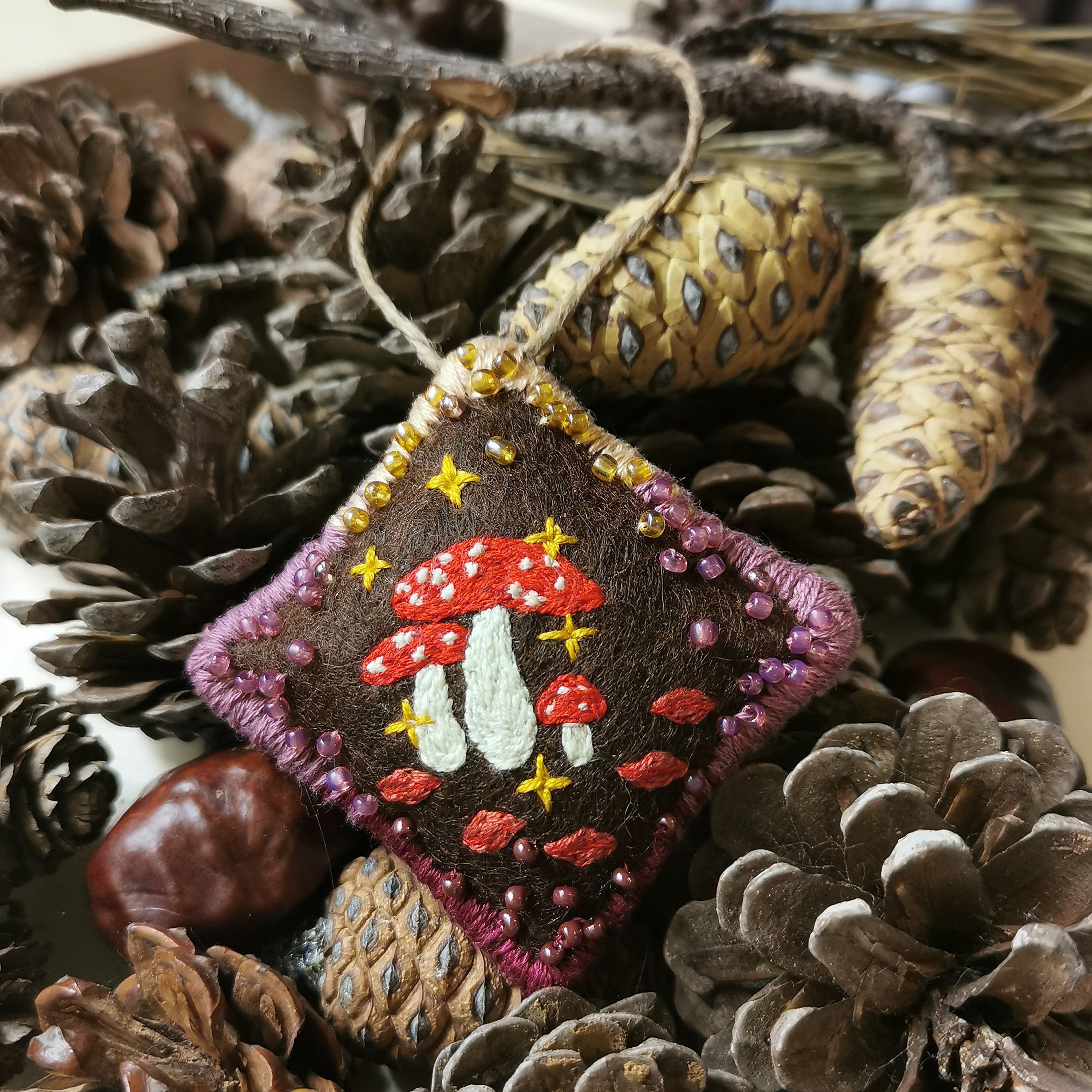 Décoration Champignon Fait Main