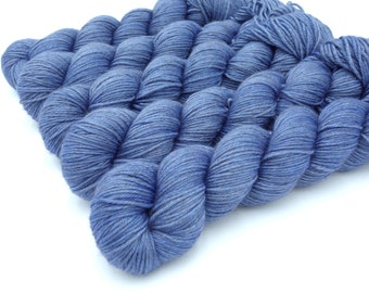 Wedgewood // Yakima DK, delft blue DK weight merino, silk and yak blend yarn. Great for sweaters.