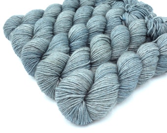 Sinatra // Yakima DK, luxury blend of merino, silk and yak yarn in soft cool blue. Perfect for sweaters and accessories.