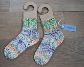 Dicke handgestrickte Socken - Größe 36-38