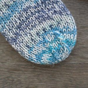 Thick hand knitted socks size 36-38 image 3