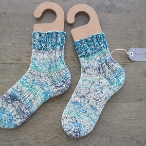 Thick hand knitted socks size 36-38 image 1