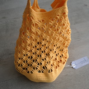 Crocheted tote bag - different colours