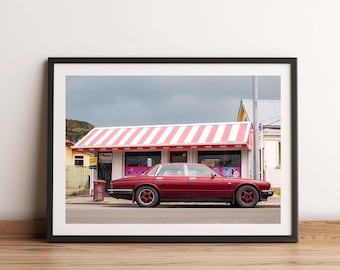 New Zealand Car Print, Artistic Wall Decor. Unframed.