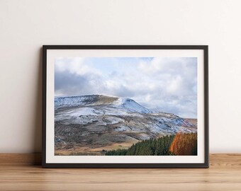 Welsh Backcountry Print, Wilderness Wall Decor, Nature Photography, Wales, United Kingdom Print.