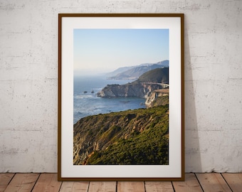 Big Sur Print, Central Coast Poster, West Coast Wall Decor, California Print.
