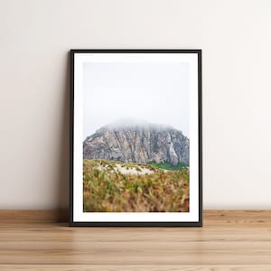 Morro Bay Print, California Wall Decor, West Coast Wall Art, Morro Rock, Coastal Vibes, Central Coast Poster.