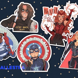 AVENGERS STICKERS// mcu stickers