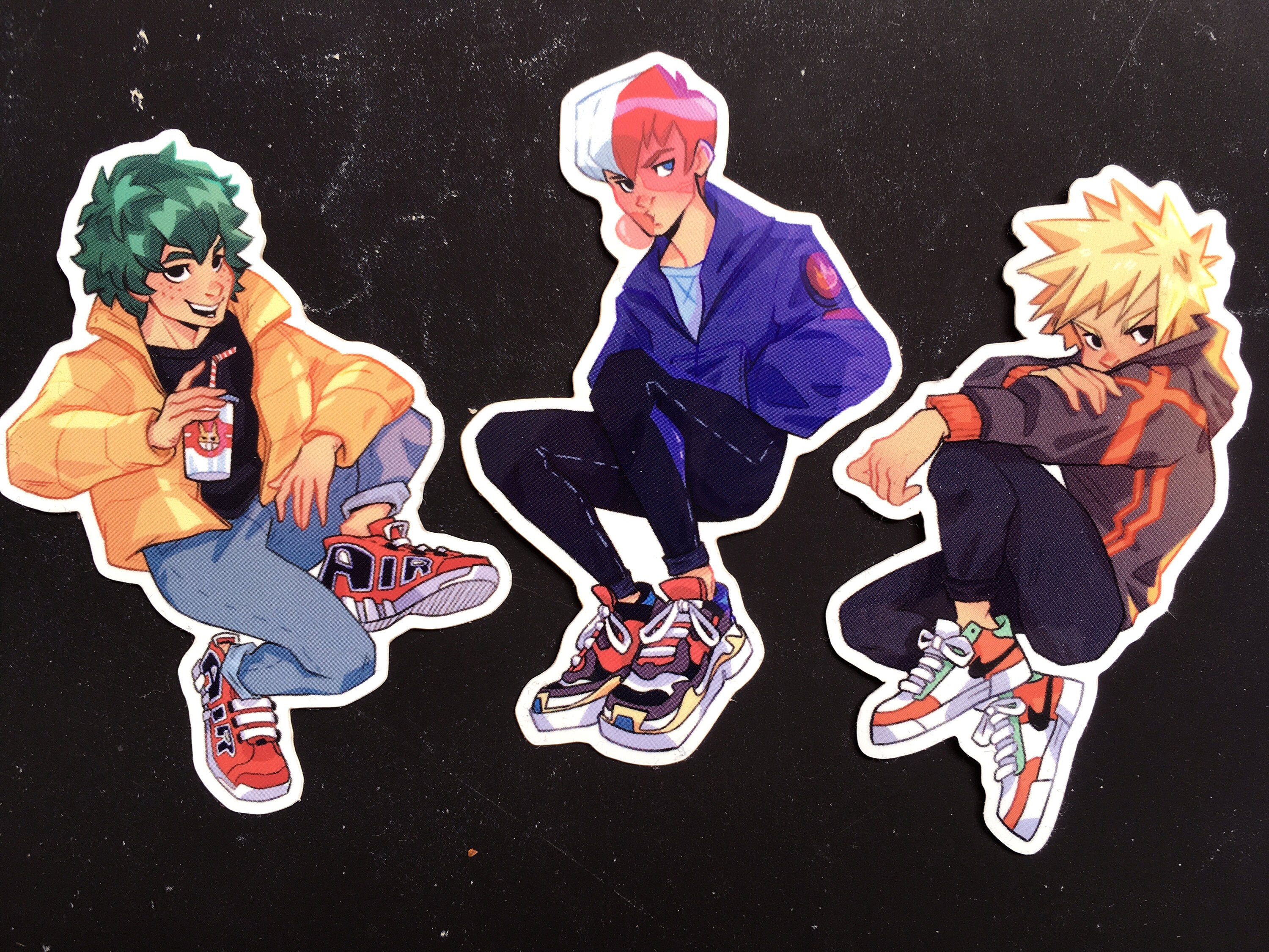 Golden trio! BNHA sticker pack