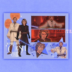 Brothers // Anakin & ObiWan Art Print