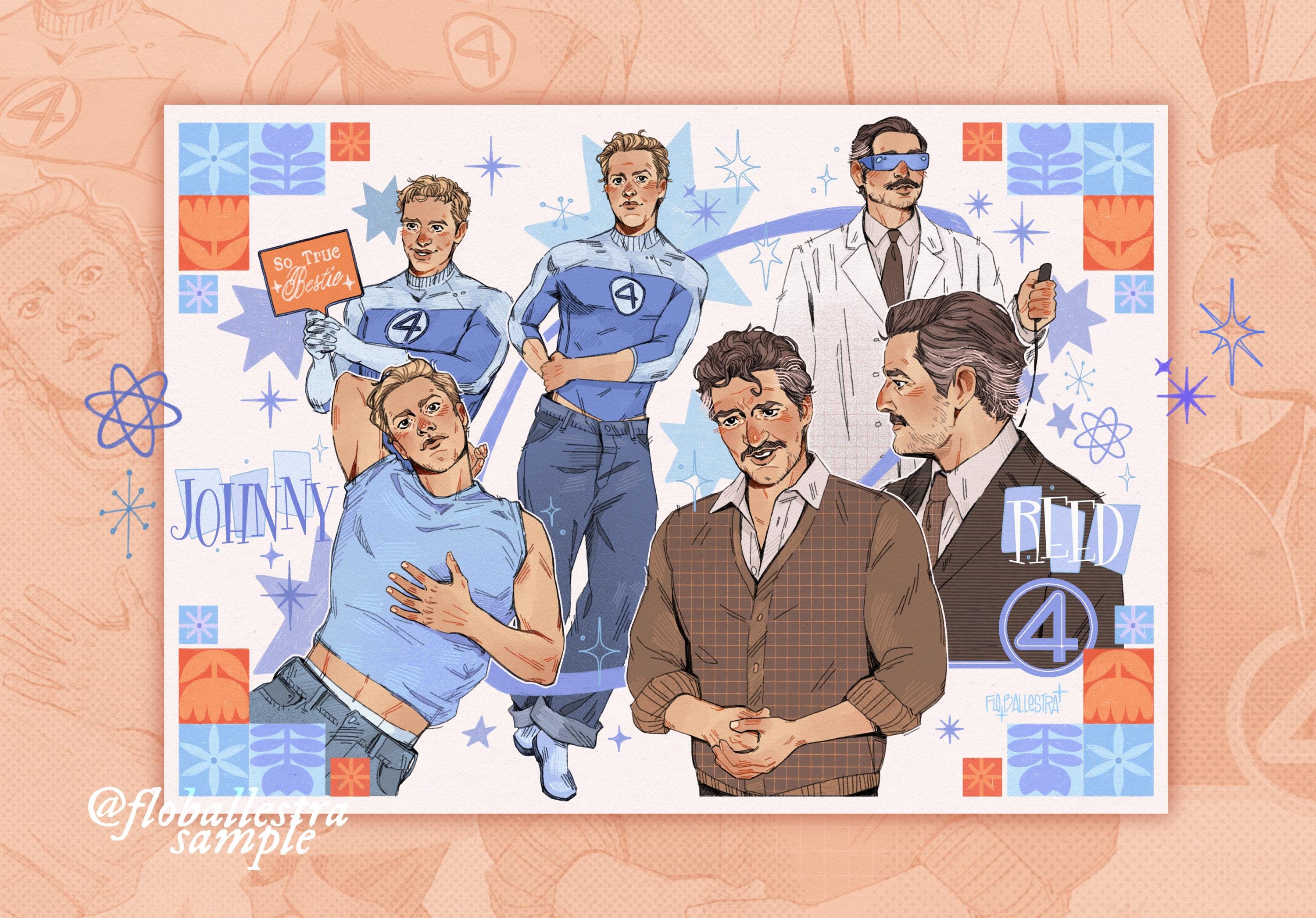 Fantastic! - Reed and Johnny Art Print