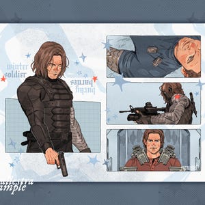 Bucky Barnes - Art Print