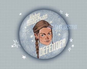 Abby Defender - Button
