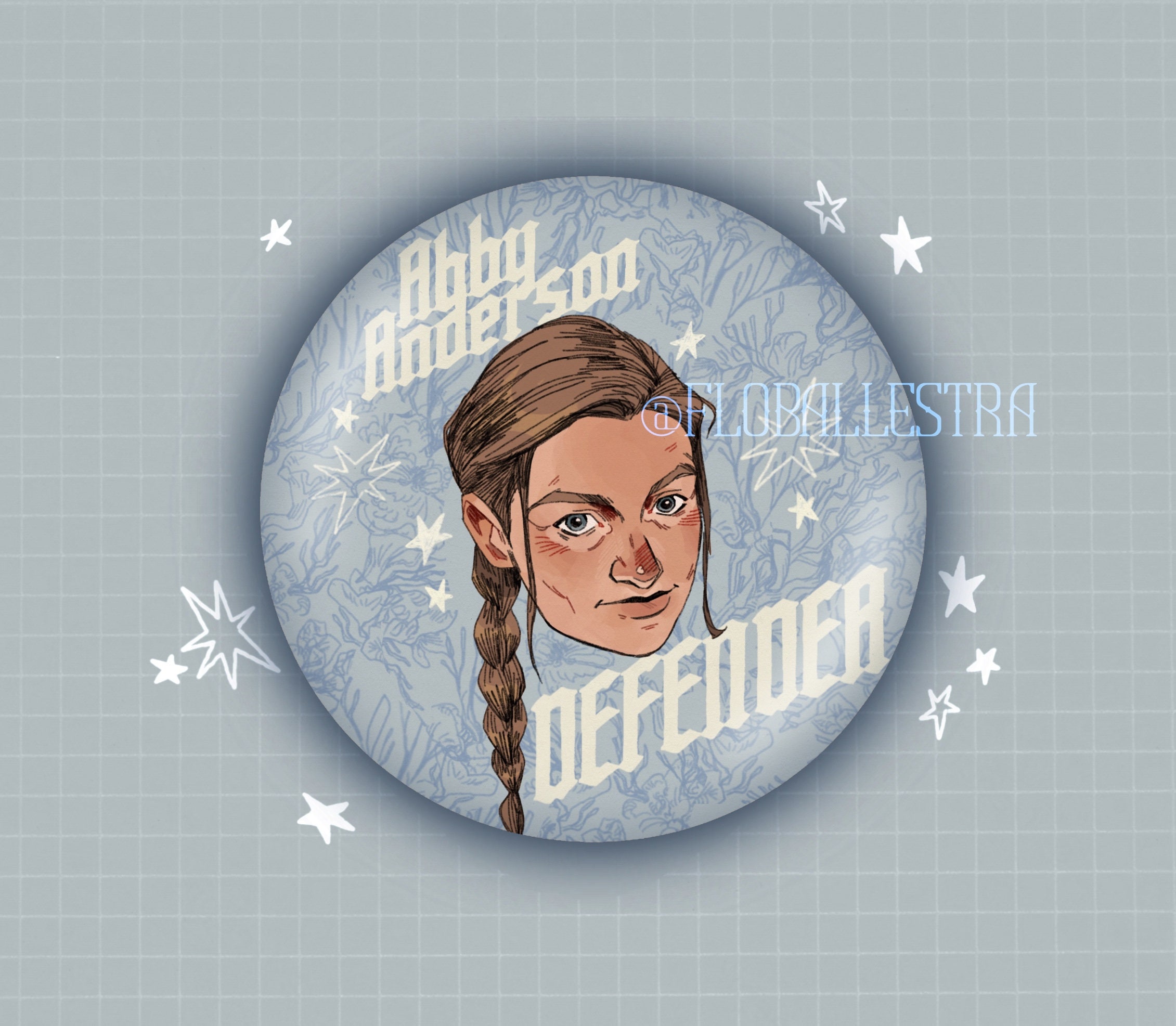 Abby Defender - Button