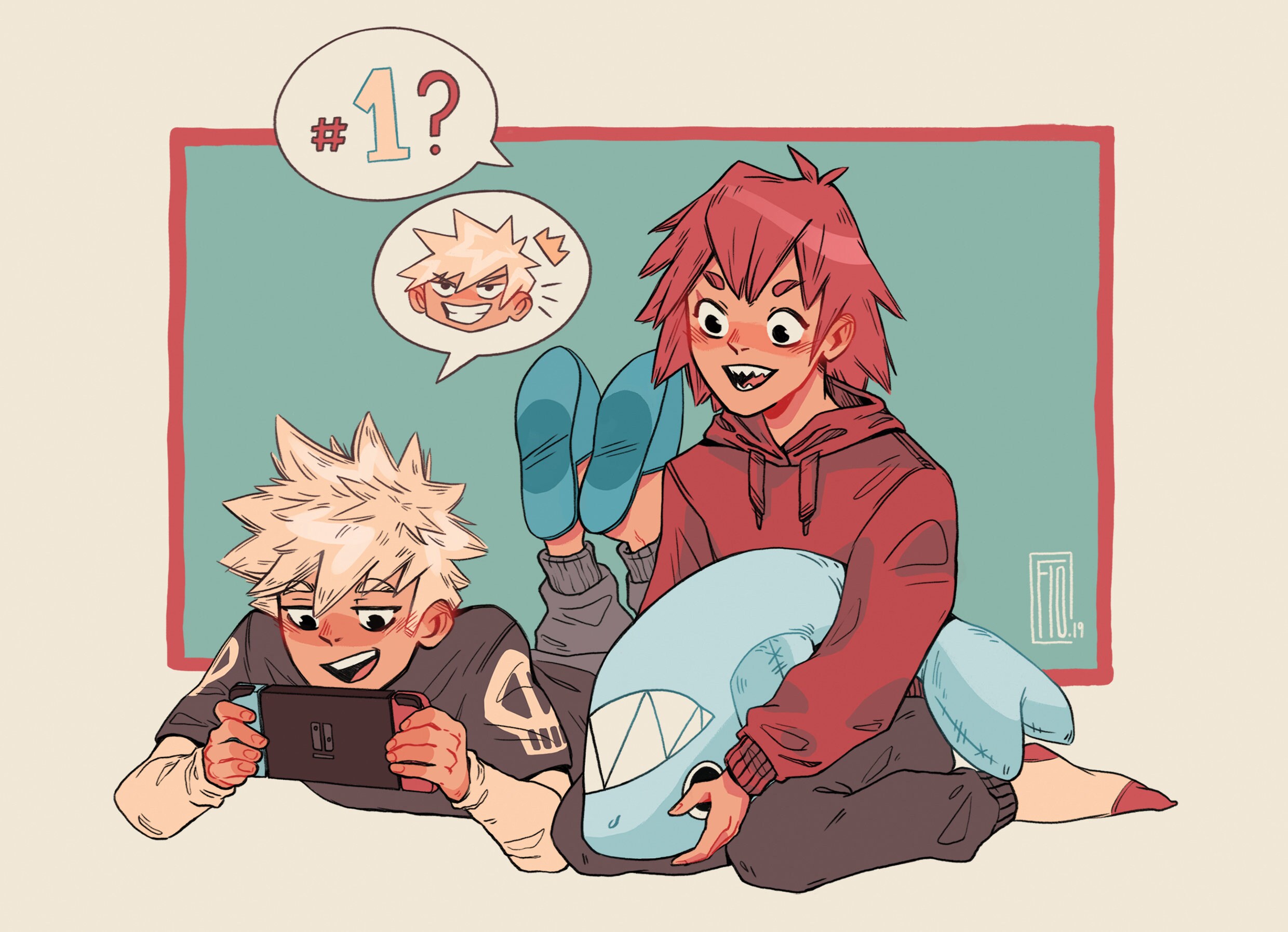 Kiribaku Art Print
