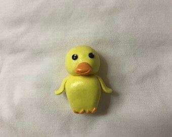 Cute Duckling Figurine, Duckling Figurine, Duck Figurine, Desk Buddy, Duck Mom, Duck Lover, Duck Dad, Gift For Kids, Bird Lover, Cute Animal