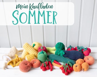 Summer store - crochet fruits and vegetables