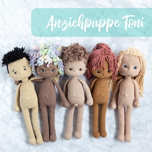 eBook: Crochet dress-up doll Toni girl & boy image 1