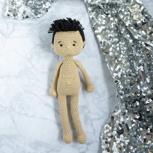 eBook: Crochet dress-up doll Toni girl & boy image 10