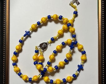 Rosario de sóftbol personalizado hecho a mano