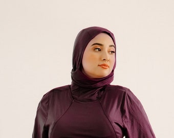 Nadia Hijab Plum