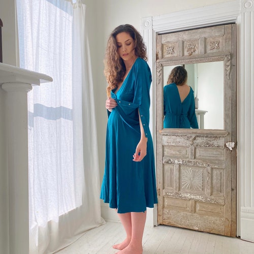 labor and postpartum gown