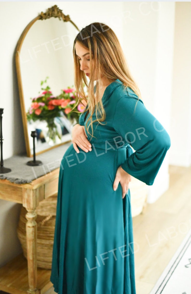labor and postpartum gown