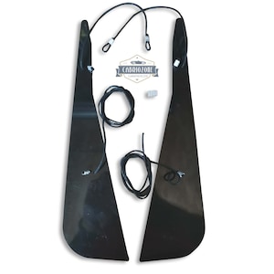 BMW E46 3 series Cabrio Soft top, roof - c-pillar tension plates - repair kit