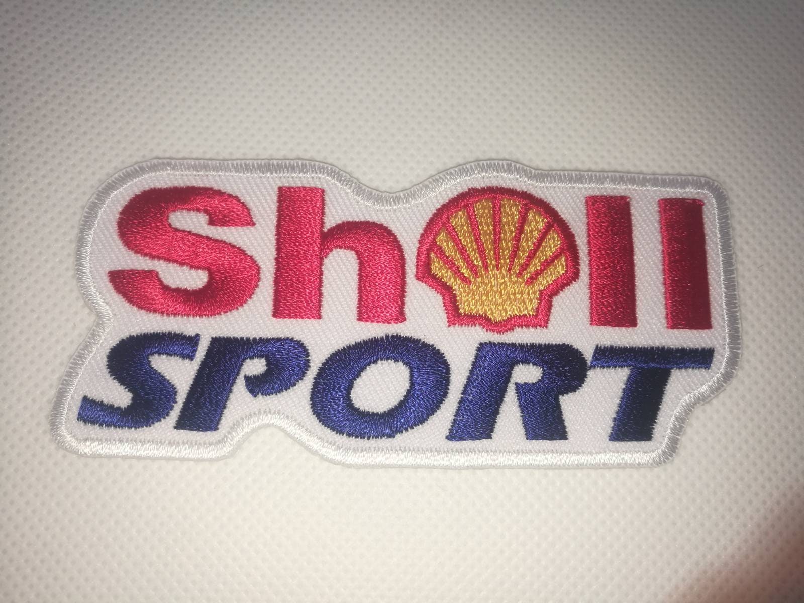 Parche Bordado De Shell Sport, Petrol/oil, Para Coser O Aplicar En Ropa - Ideal Para Fans De Coches Y Competición