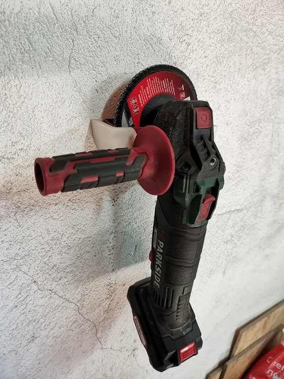 Wall Mounted Angle Grinder Holder - Parkside