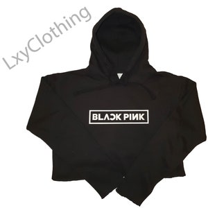 Blackpink cropped hoodie new arrivals