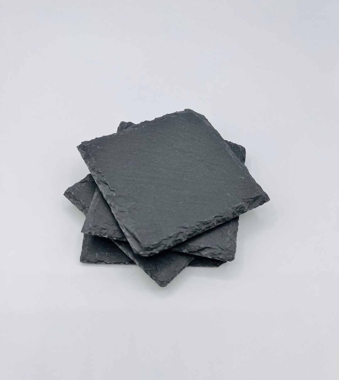 Blank Slate Coasters, Natural Black Slate Coasters Etsy