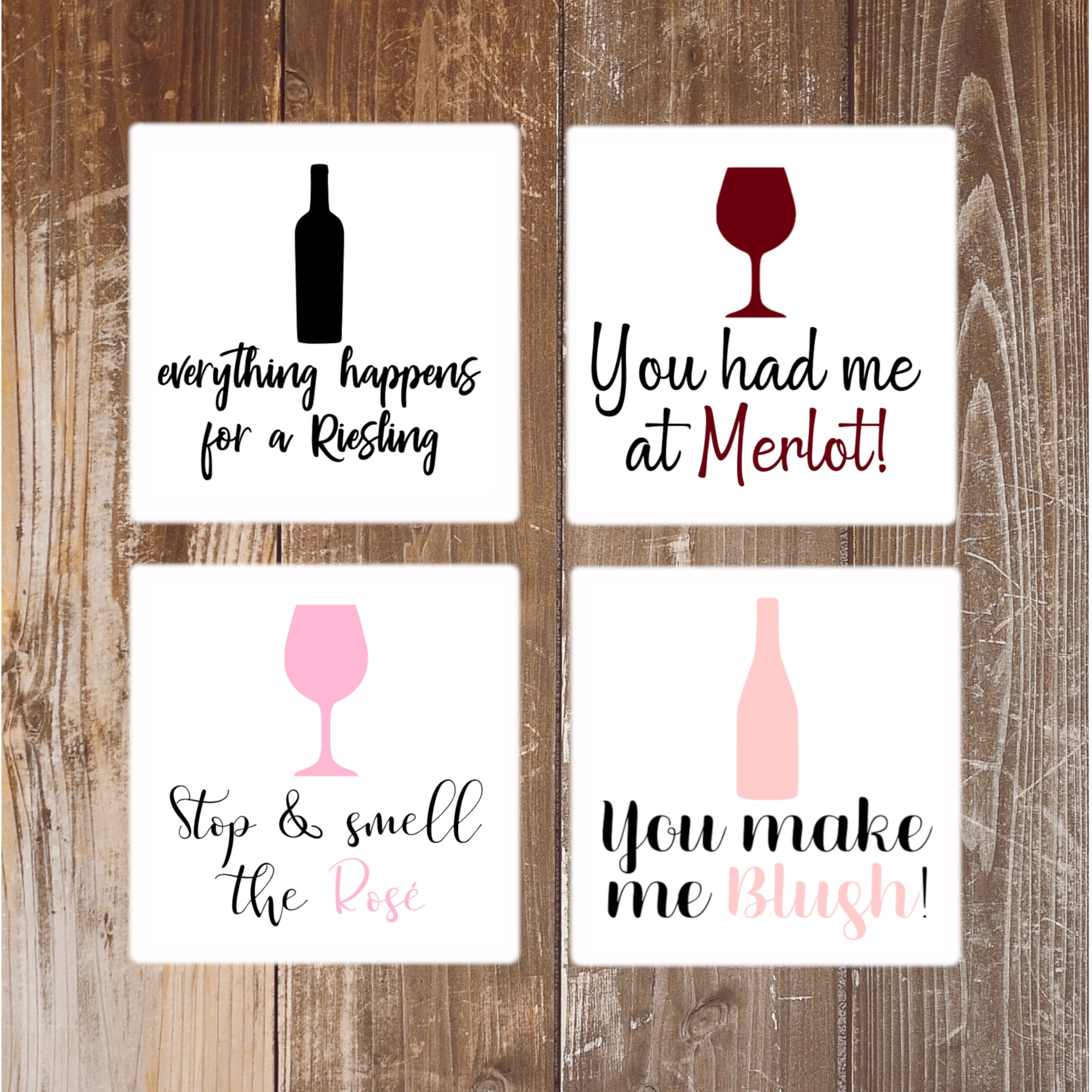 Wine Sayings 10 SVG Set of 4 Commercial Use Etsy