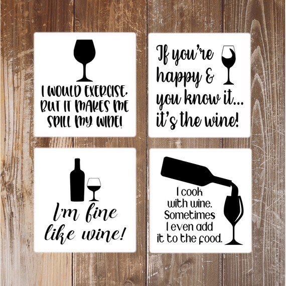 Download Free Wine Sayings 12 Svg Set Of 4 Commercial Use Etsy SVG Cut Files