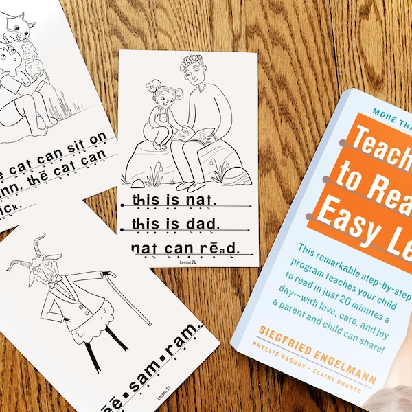 Supplemental Stories for Lessons 13-40 || Teach Your Child to Read in 100 Easy Lessons (Digital Download)