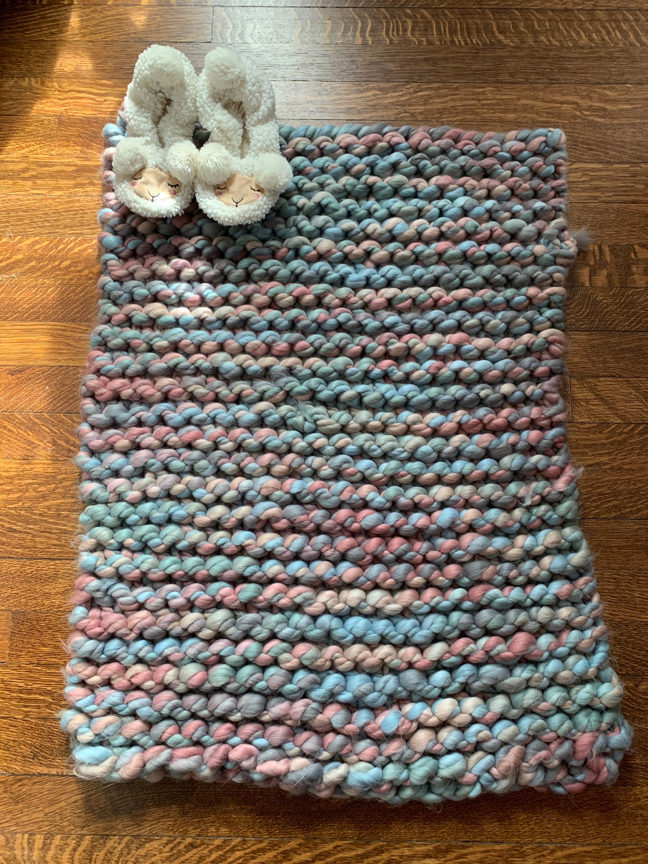 Custom Made Hand Knit Throw Rug Custom Made Handmade Accent Etsy