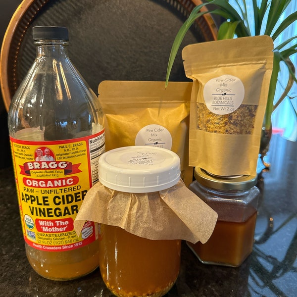 Fire Cider Mix | Healthy | Warming | Spices | Remedy | Healing | Cold and Flu Season | Choose Size 2 oz - 4 oz - 6 oz | Make your own | DIY