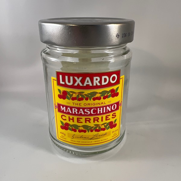 Luxardo Cherries Empty Jar | Candle Making | Crafts | Cocktail
