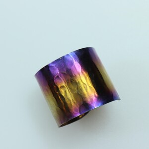 ring made of titanium &quot;spectrum&quot;