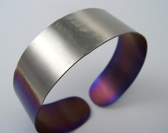 titanium cuff bracelet "spectrum"