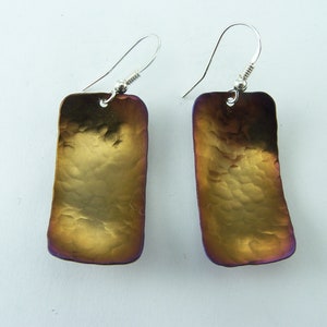 earrings made of titanium and silver image 3